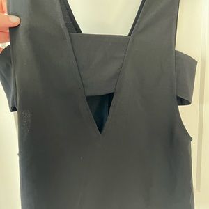 Black cutout top